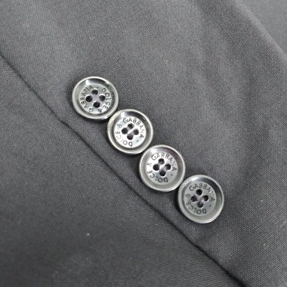 Dolce & Gabbana Men’s 3-Button Black Blazer Corpcore - Picture 14 of 14